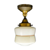 Art Deco style pendant lamp, Poland, 1950s