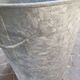 Large zinc bucket
