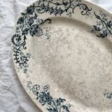 Oval ironstone dish Sévigné, HB & Cie Choisy le Roi