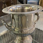 Ice bucket or antique champagne bucket - silver-plated
