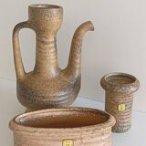 Wabi-Sabi Ceramics Set by Marius Van Woerden, Vest Keramiek, 1960s