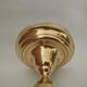 Candle holder torch copper brass gilded nineteenth century