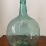 Clear green demijohn