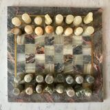 Vintage marble chess set 60s