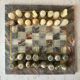 Jeu d'échecs en marbre vintage années 60