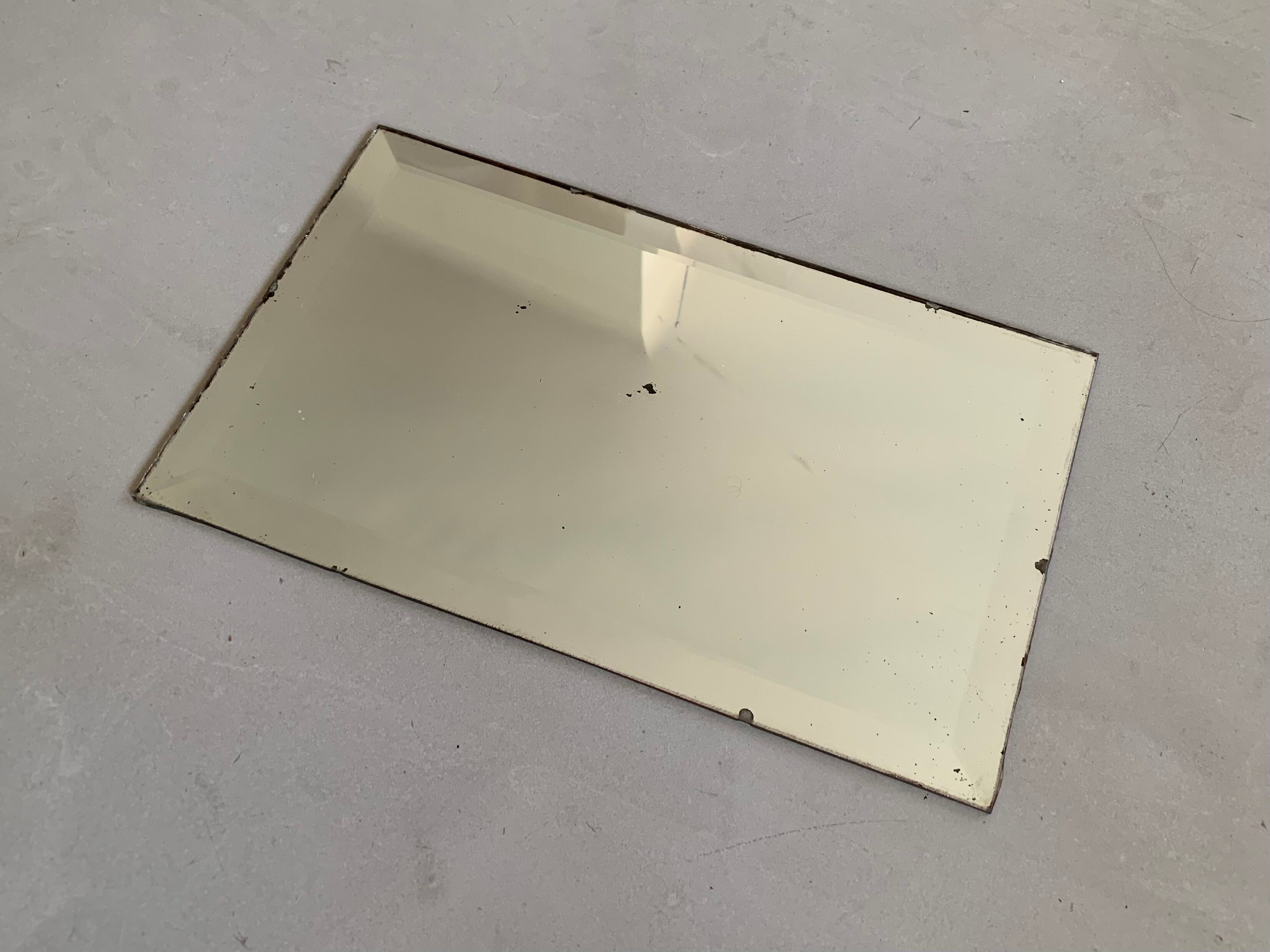 Miroir biseauté ancien 45x27cm