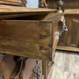 Louis XV two-body walnut sideboard circa 1850
