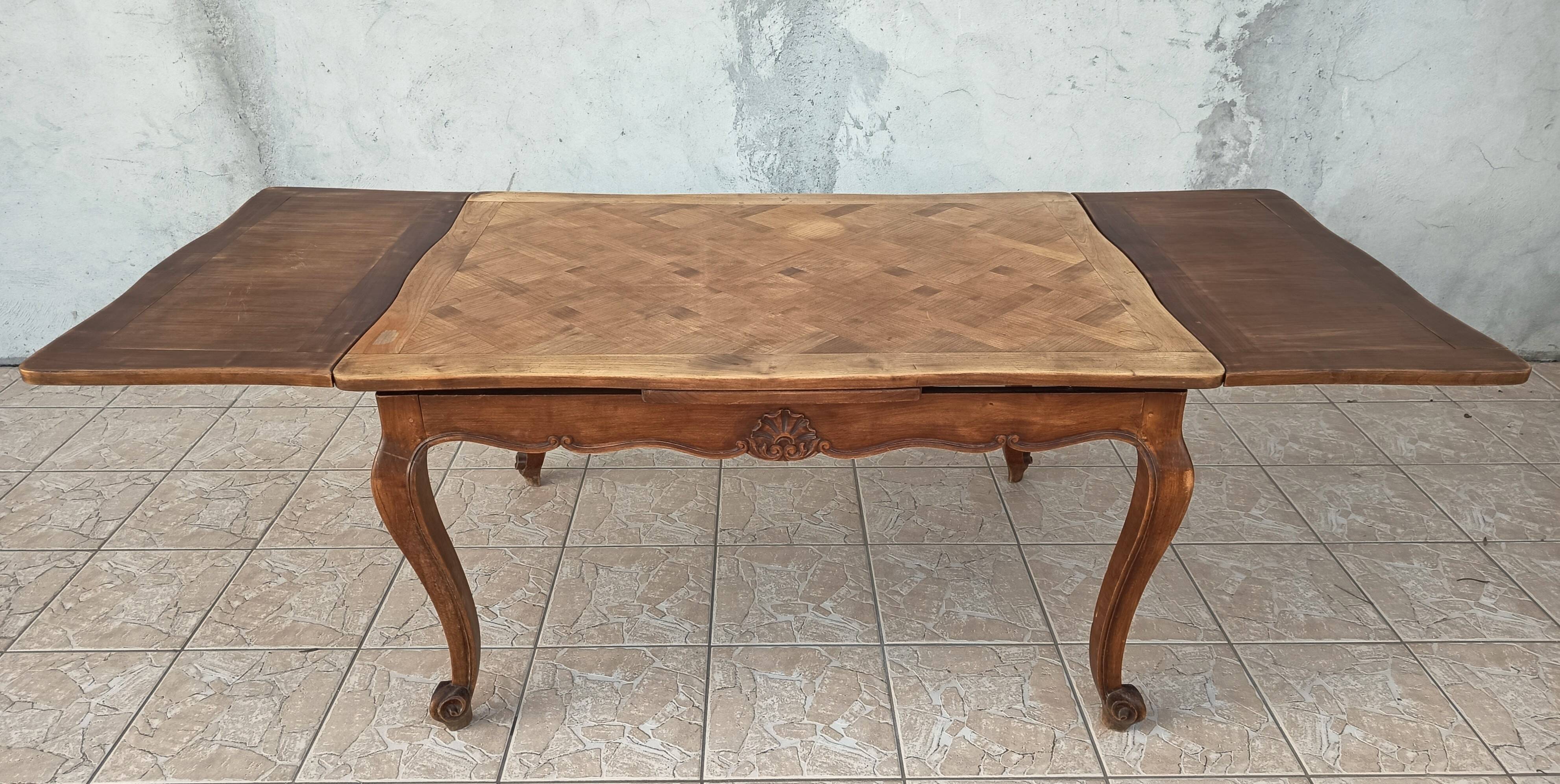 Louis XV style beech table
