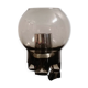 Table lamp with smoked glass by Sussmuth Leuchten 1970s