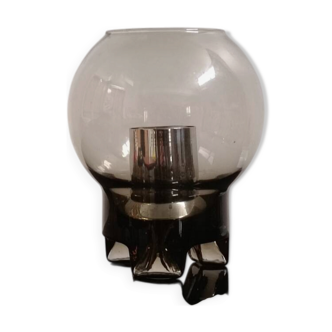 Lampe a poser verre fumé par Sussmuth Leuchten 1970s