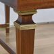 Important Shuttered Table in Sapelli Mahogany, Directoire style – 1970