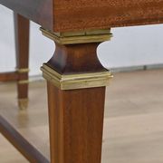 Important Shuttered Table in Sapelli Mahogany, Directoire style – 1970
