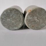 Atelier Olima, 2 stone candle holders from Gabon design 60s - 70s