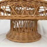 Vintage osier bar basket