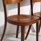 Chaises en bois courbé de style rétro (vers 1950). Ensemble de 2 pièces #3