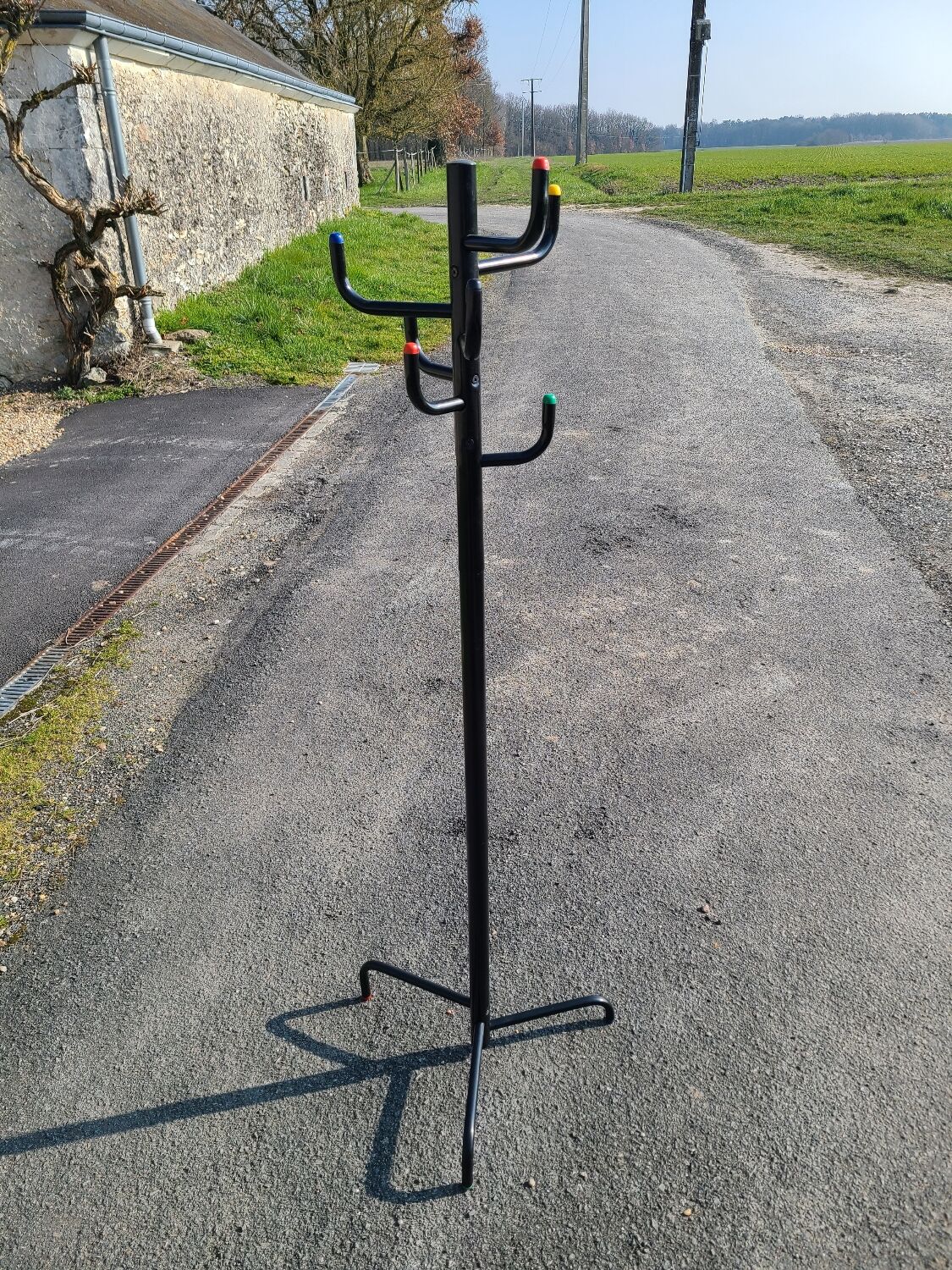 Coat rack on vintage stand circa 1970-80
