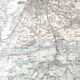 Carte vintage Angers 73x55cm