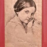 Portrait dessin ancien