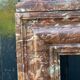 Louis XIV style fireplace in brown marble, 19th century
