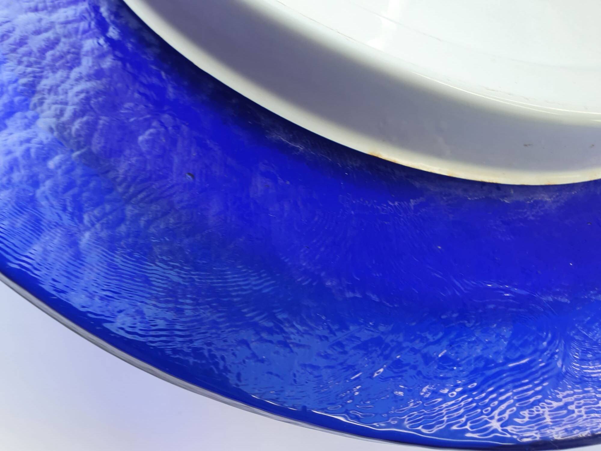 Grande applique murale ou plafonnier verre Murano années 70
