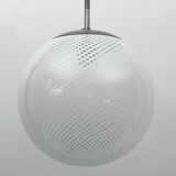 Mid-Century Venini Reticello sphere pendant. Italy 1950s