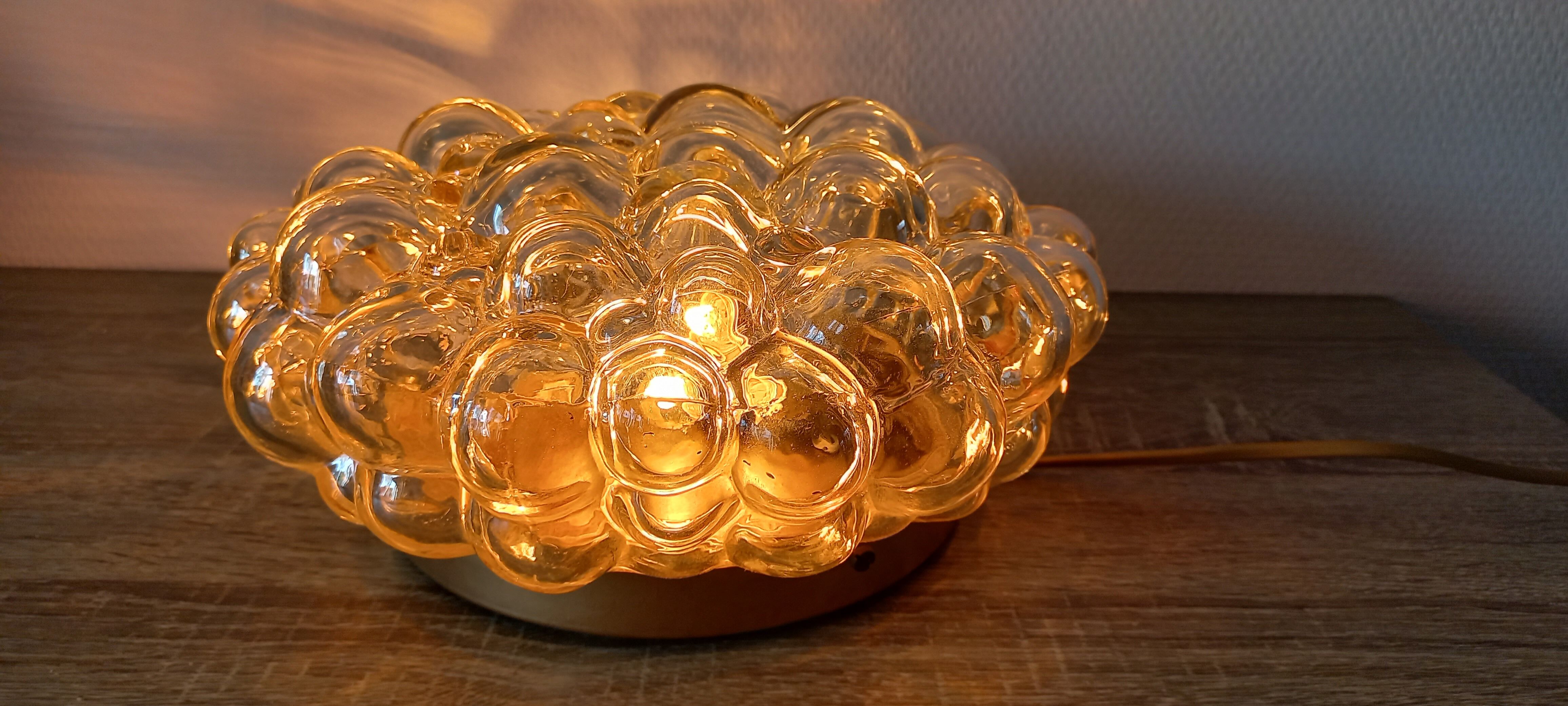 Ceiling lamp, wall lamp or table lamp in bubble glass Helena Tynell