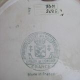 Longwy earthenware plate