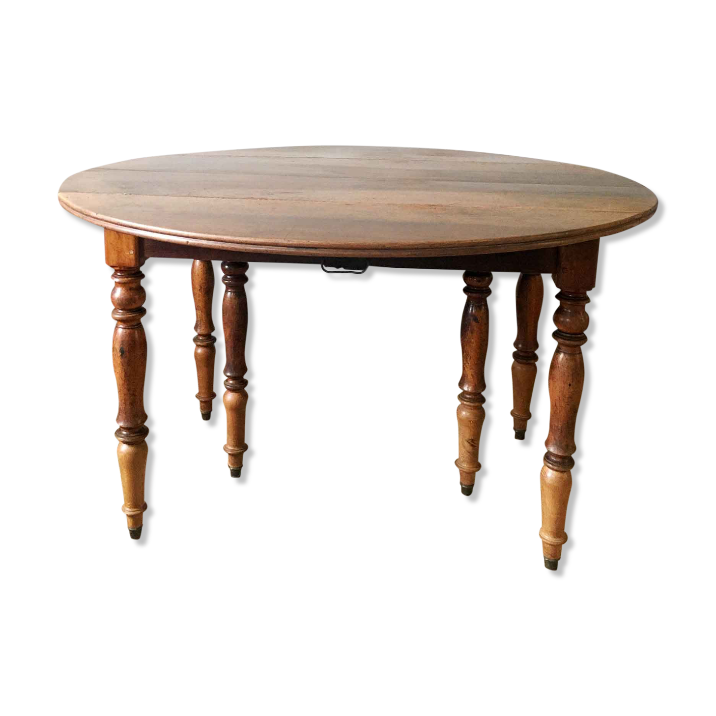 Antique shutter table in solid wood
