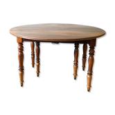 Antique shutter table in solid wood