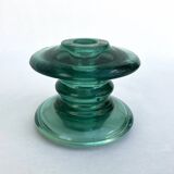 Ancien isolateur edf eiv a21 à détourner en bougeoir industriel • verre trempé