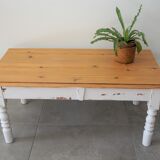 Table basse bois massif