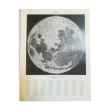 Lithograph on the moon of 1928