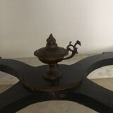 Table laquée noire fin XIXe