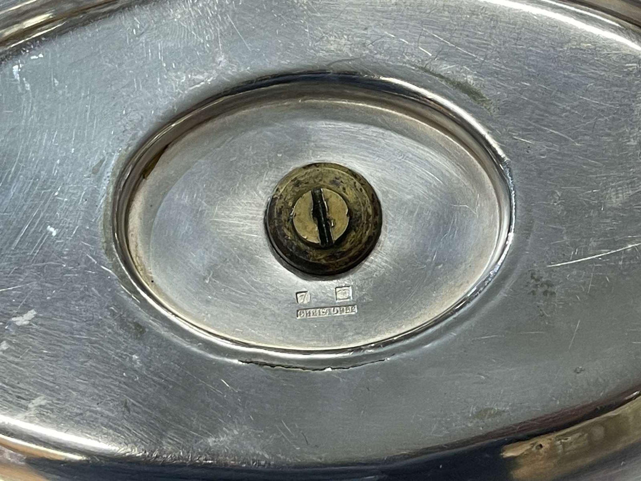 Saucière Christofle en métal argenté