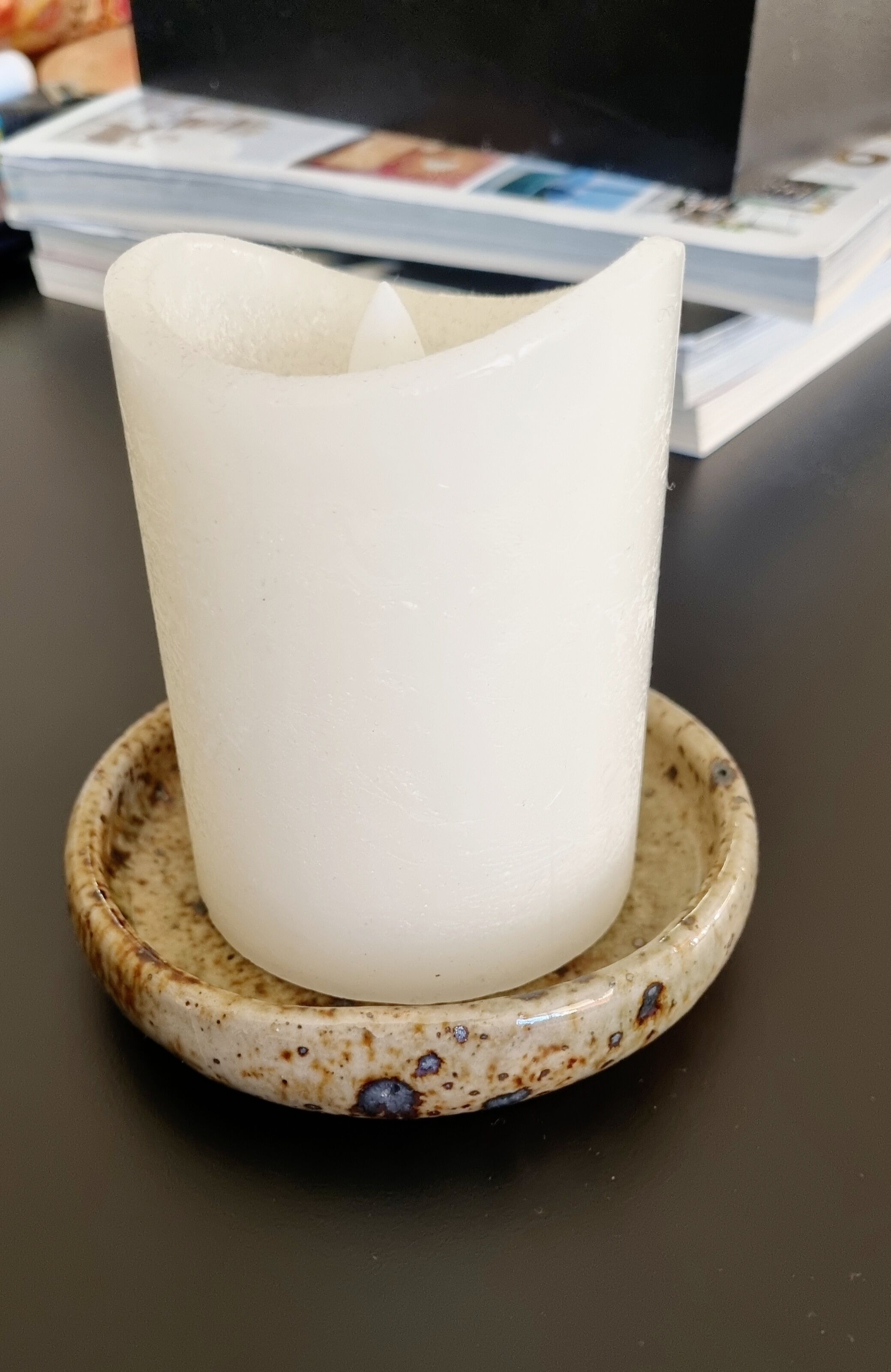 Pyrite stoneware cup