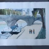 The banks of the Seine