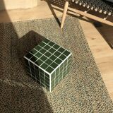 Cube ceramic side table