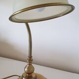 Vintage brass navy-style lamp