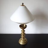 Art Nouveau Brass Empire Table Lamp