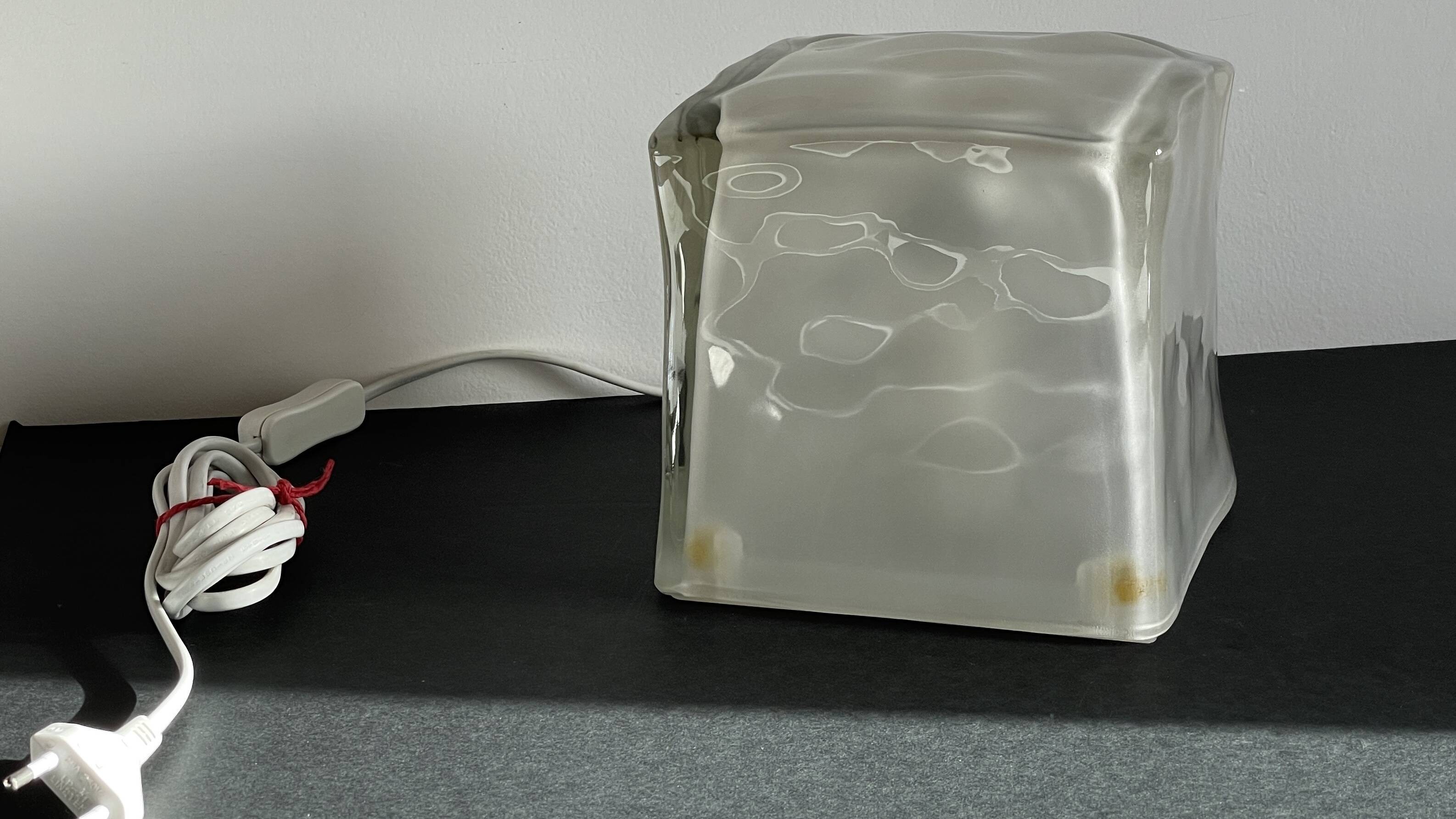 Vintage ikea glass mood lamp