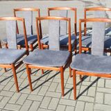 Ensemble de six chaises, Danemark, années 1960