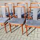 Ensemble de six chaises, Danemark, années 1960