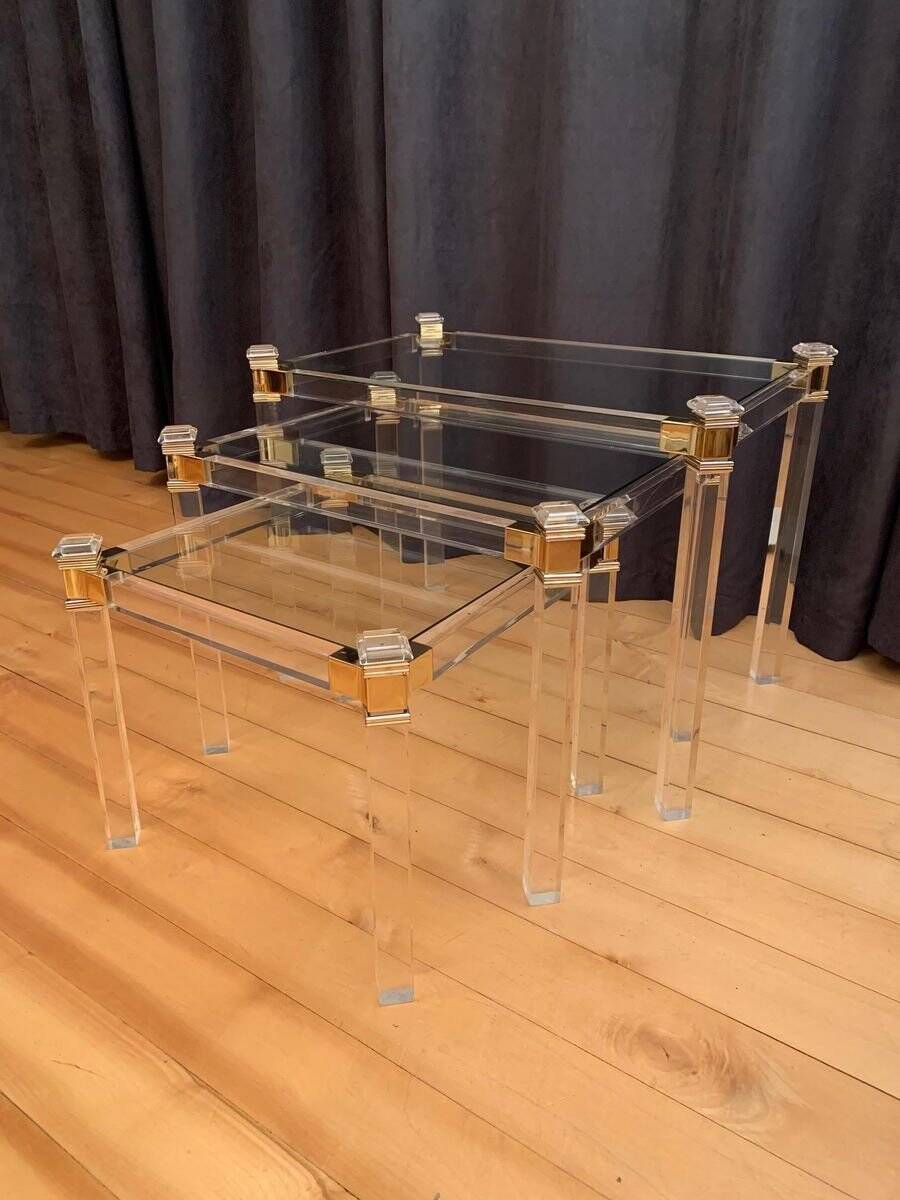 Side tables from Orsenigo, 1970s, set of 3