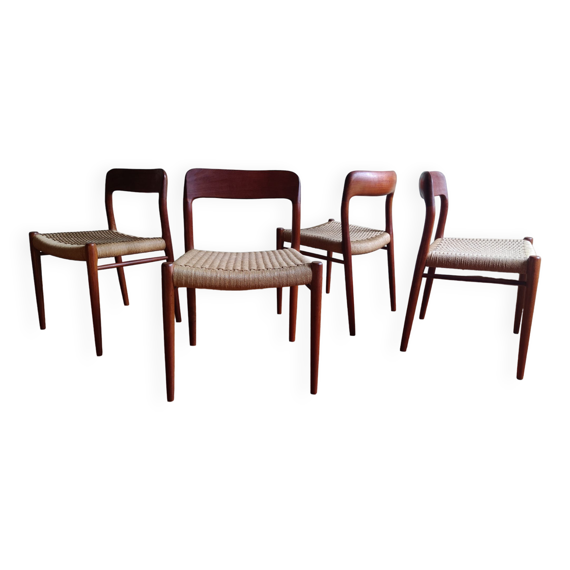Niels Otto Mølller dining chairs, set of 4