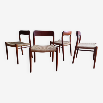 Niels Otto Mølller dining chairs, set of 4