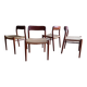 Niels Otto Mølller dining chairs, set of 4