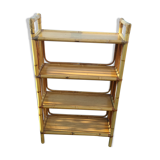 Vintage rattan shelf