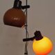Adjustable Space Age Eye Ball Floor Lamp Hungary 1960