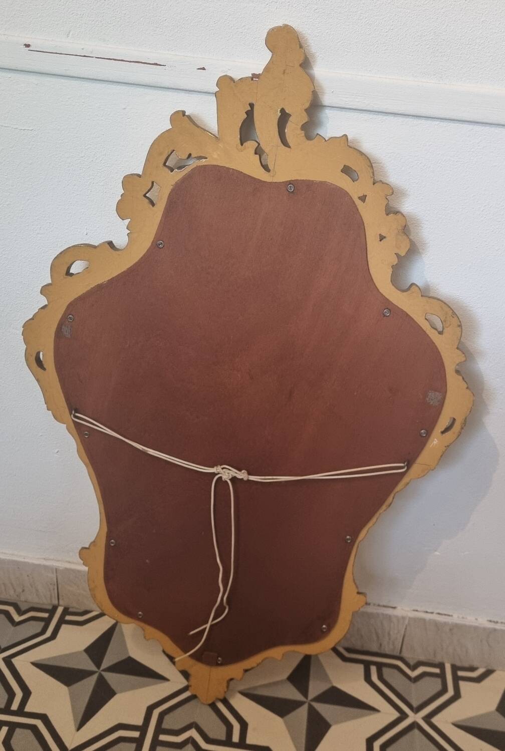Miroir baroque bois doré Louis XV  ( 96 x 60 cm)