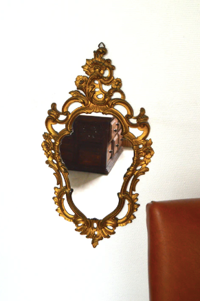Miroir doré vintage